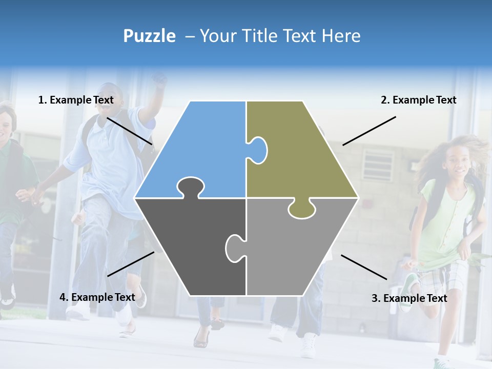 Tween Pre Teen Mixed PowerPoint Template