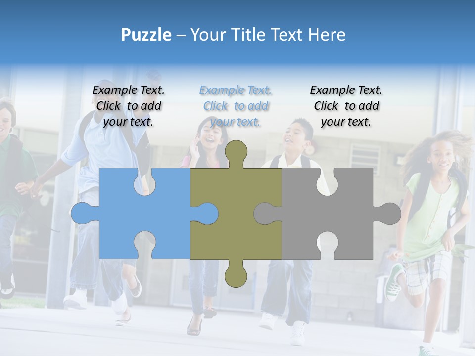 Tween Pre Teen Mixed PowerPoint Template