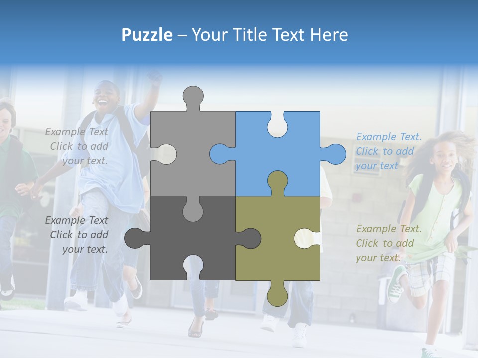 Tween Pre Teen Mixed PowerPoint Template