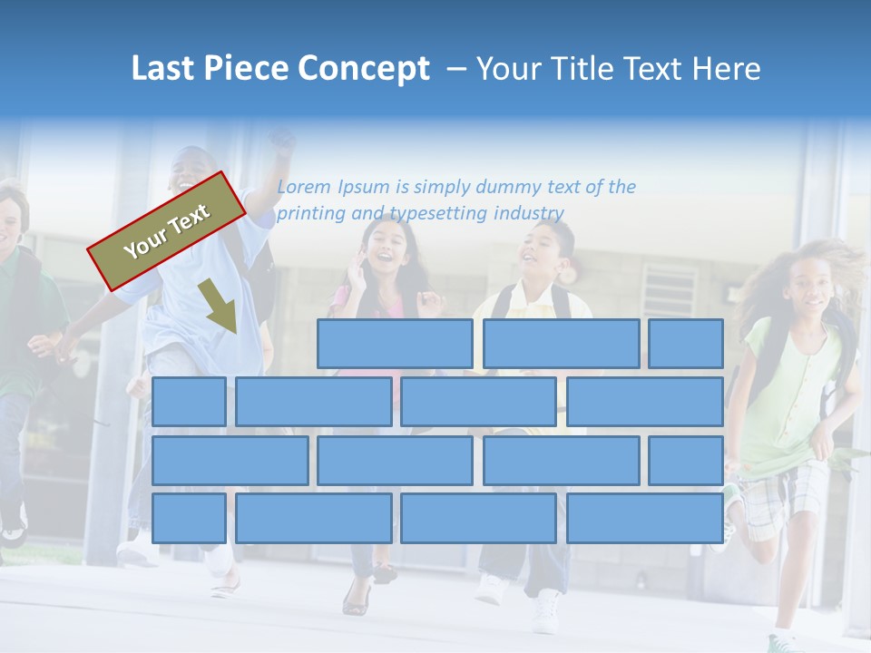 Tween Pre Teen Mixed PowerPoint Template