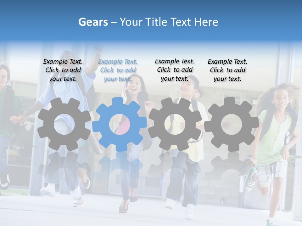 Tween Pre Teen Mixed PowerPoint Template