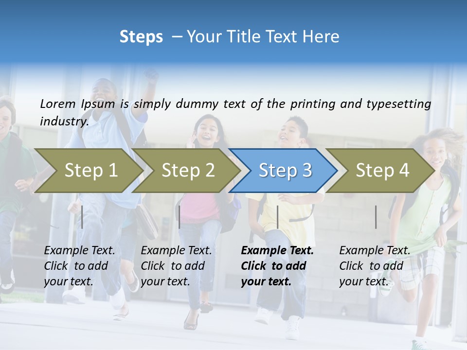 Tween Pre Teen Mixed PowerPoint Template