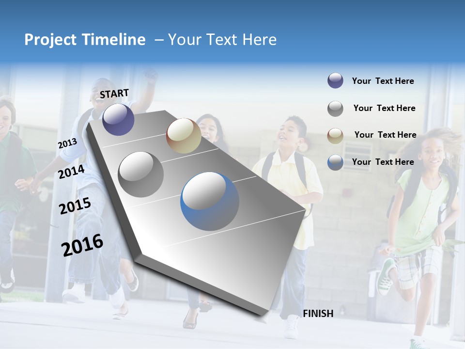 Tween Pre Teen Mixed PowerPoint Template