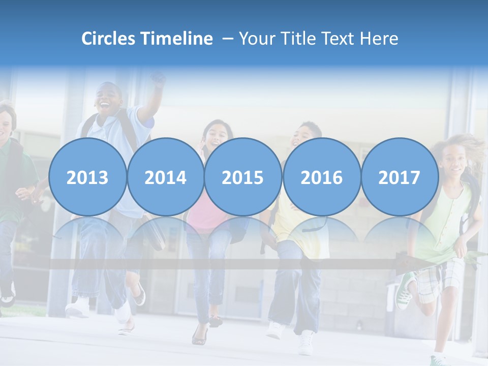 Tween Pre Teen Mixed PowerPoint Template