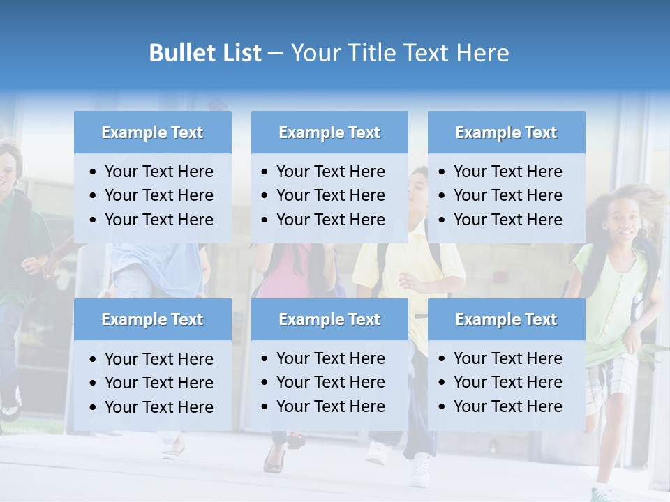 Tween Pre Teen Mixed PowerPoint Template