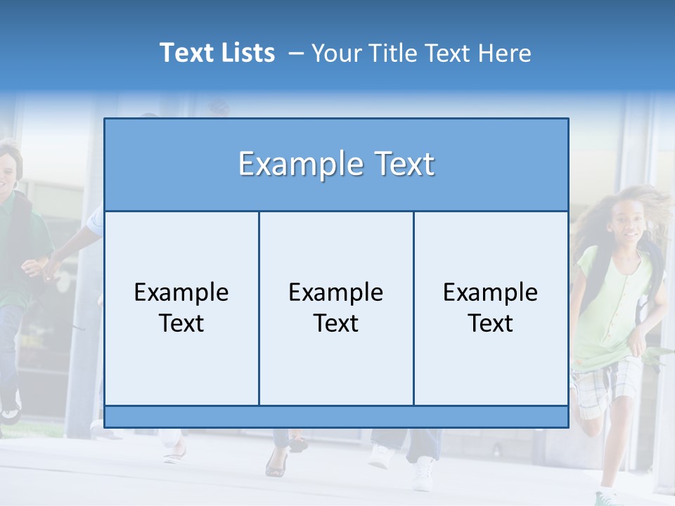 Tween Pre Teen Mixed PowerPoint Template