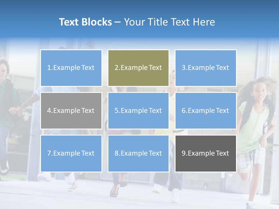 Tween Pre Teen Mixed PowerPoint Template