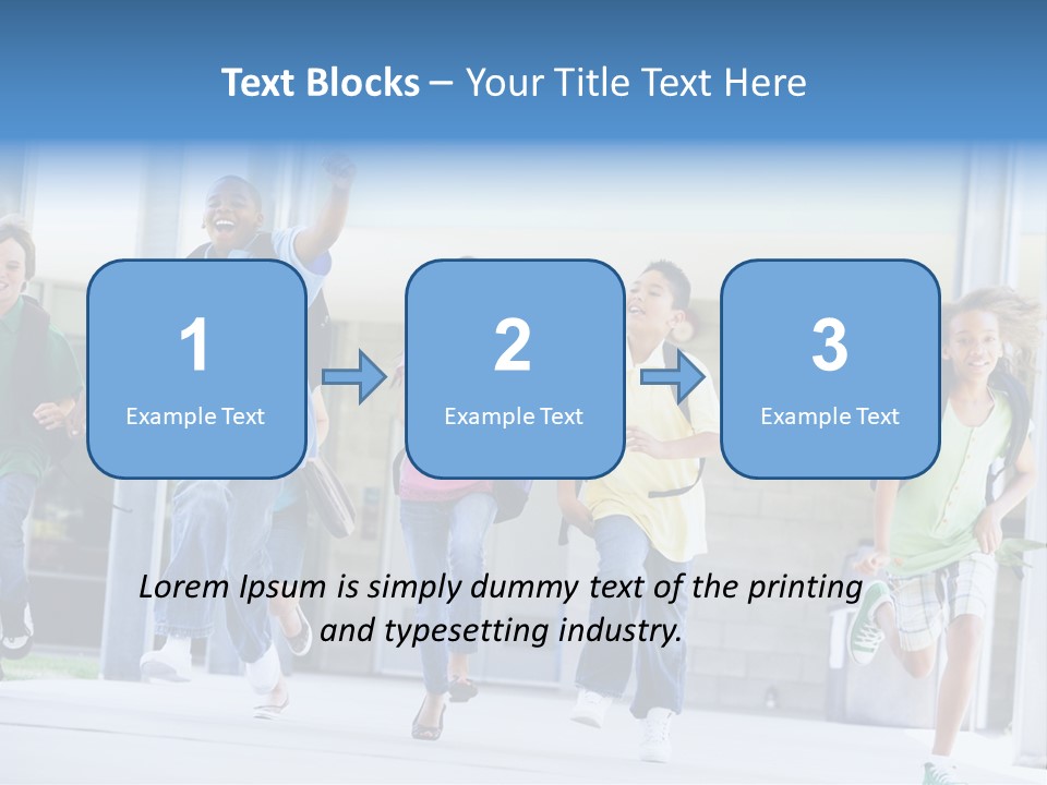 Tween Pre Teen Mixed PowerPoint Template