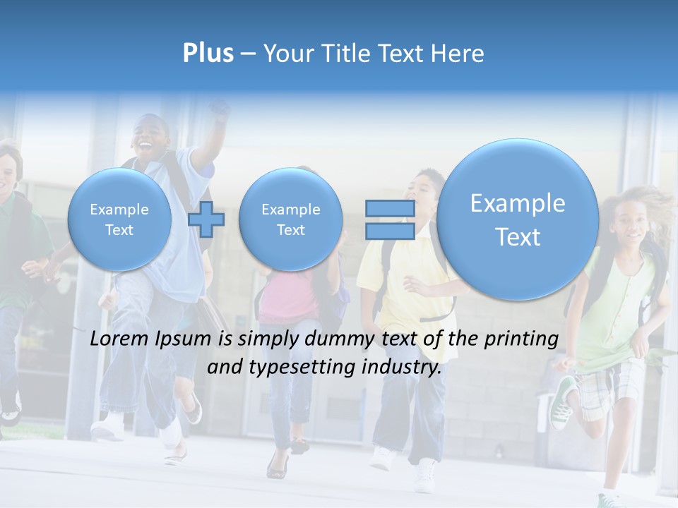 Tween Pre Teen Mixed PowerPoint Template