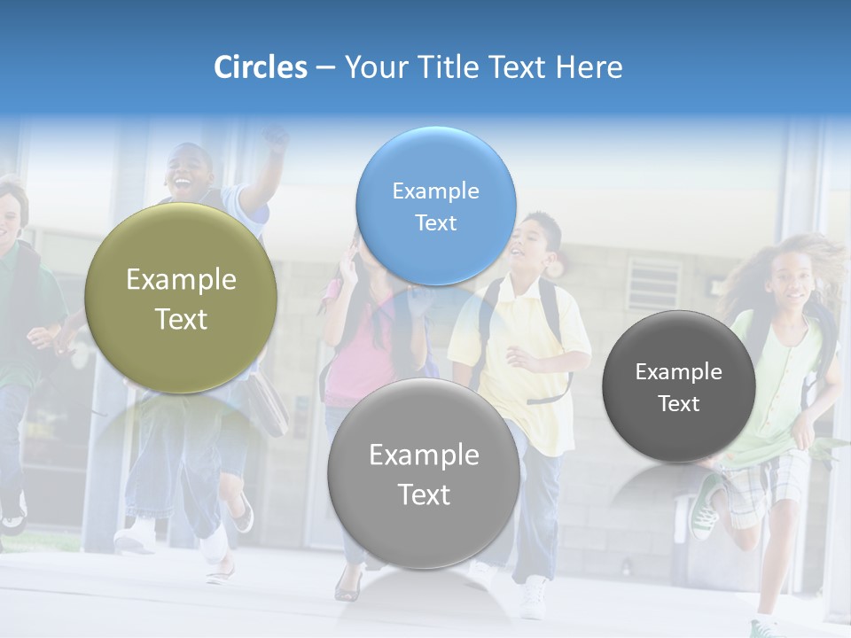 Tween Pre Teen Mixed PowerPoint Template