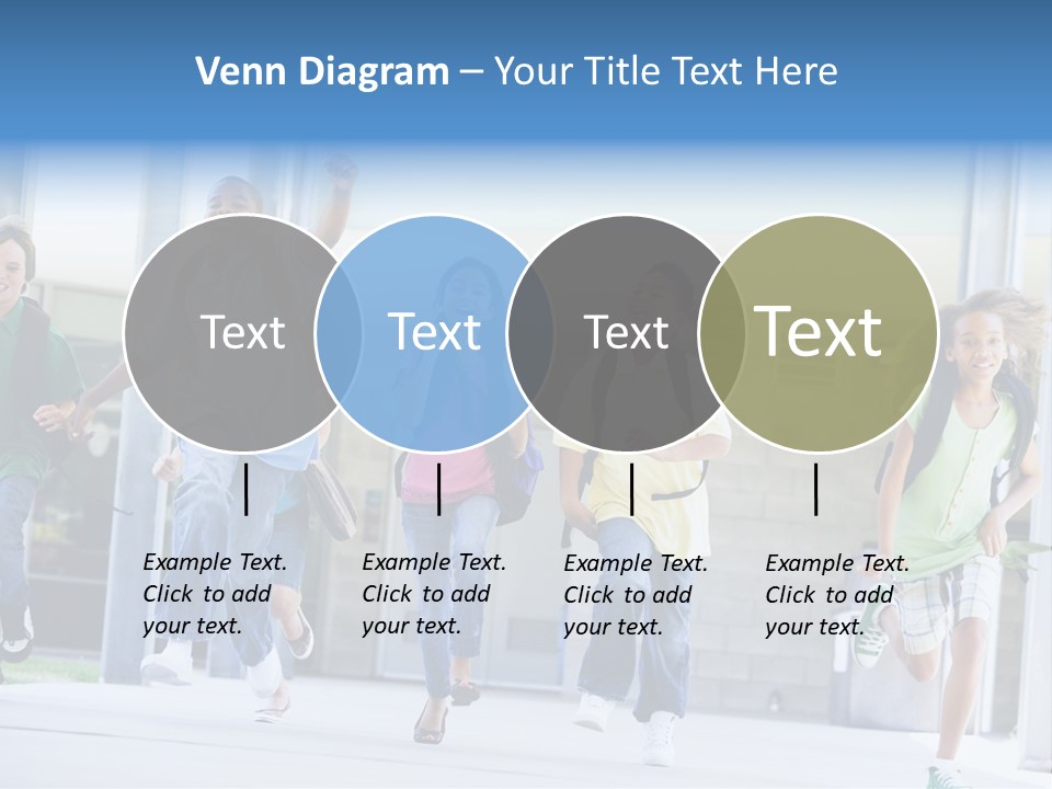 Tween Pre Teen Mixed PowerPoint Template