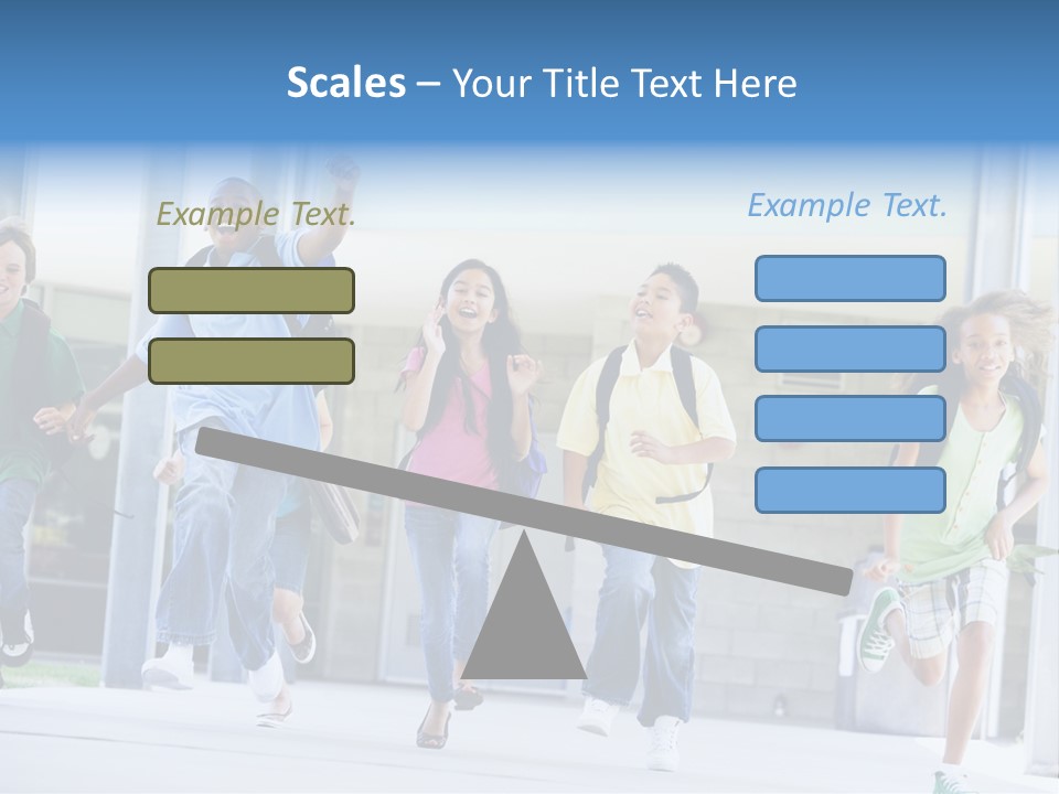 Tween Pre Teen Mixed PowerPoint Template