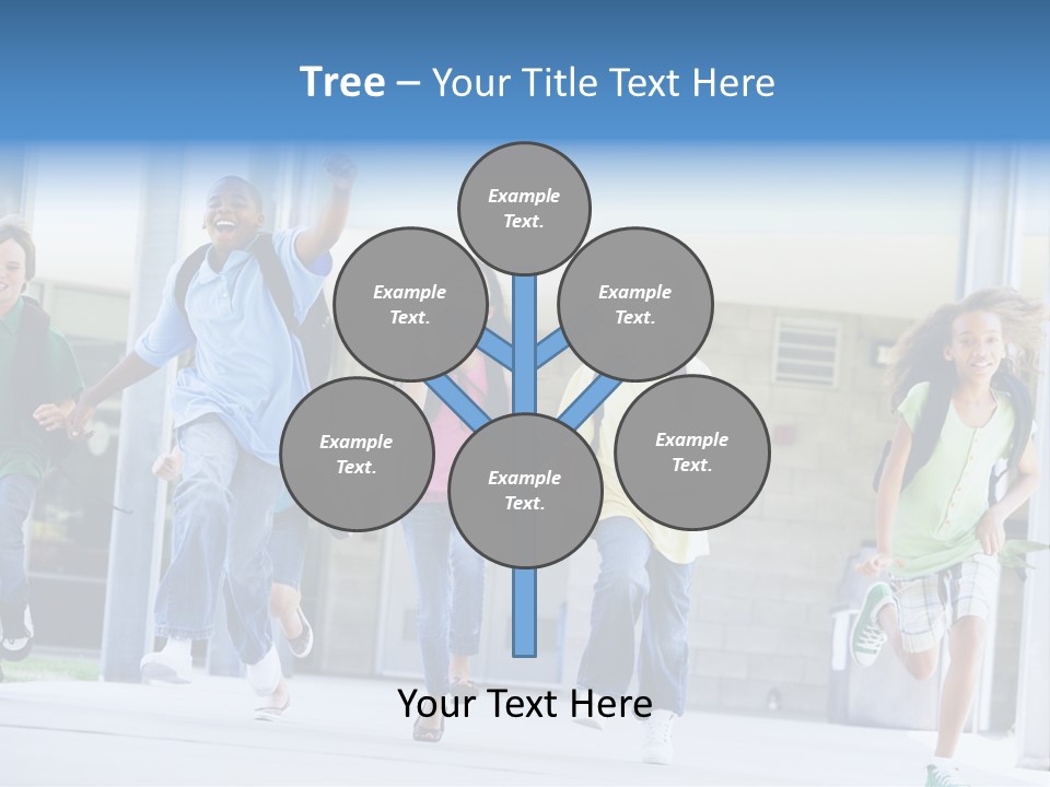 Tween Pre Teen Mixed PowerPoint Template