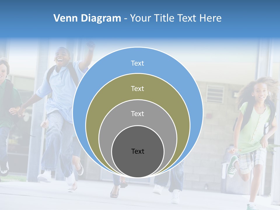 Tween Pre Teen Mixed PowerPoint Template