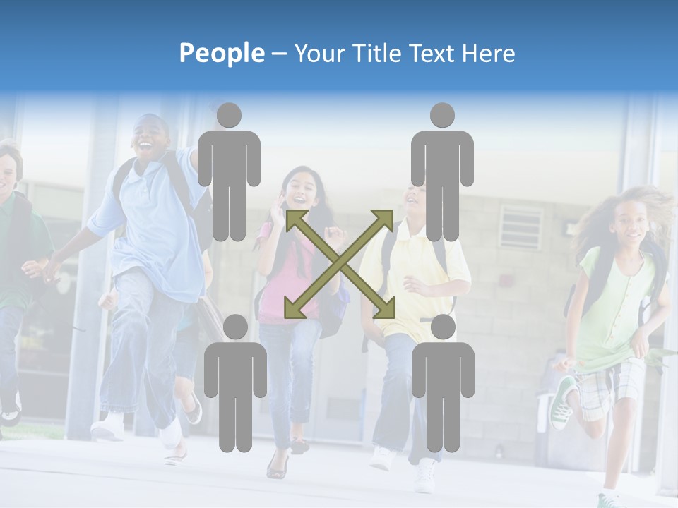 Tween Pre Teen Mixed PowerPoint Template