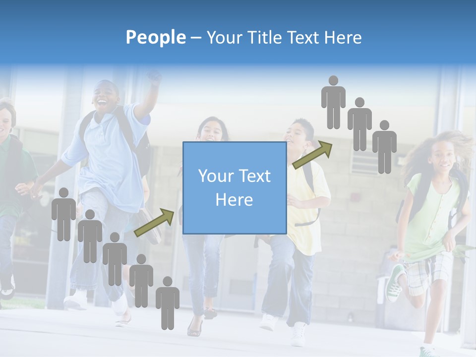 Tween Pre Teen Mixed PowerPoint Template