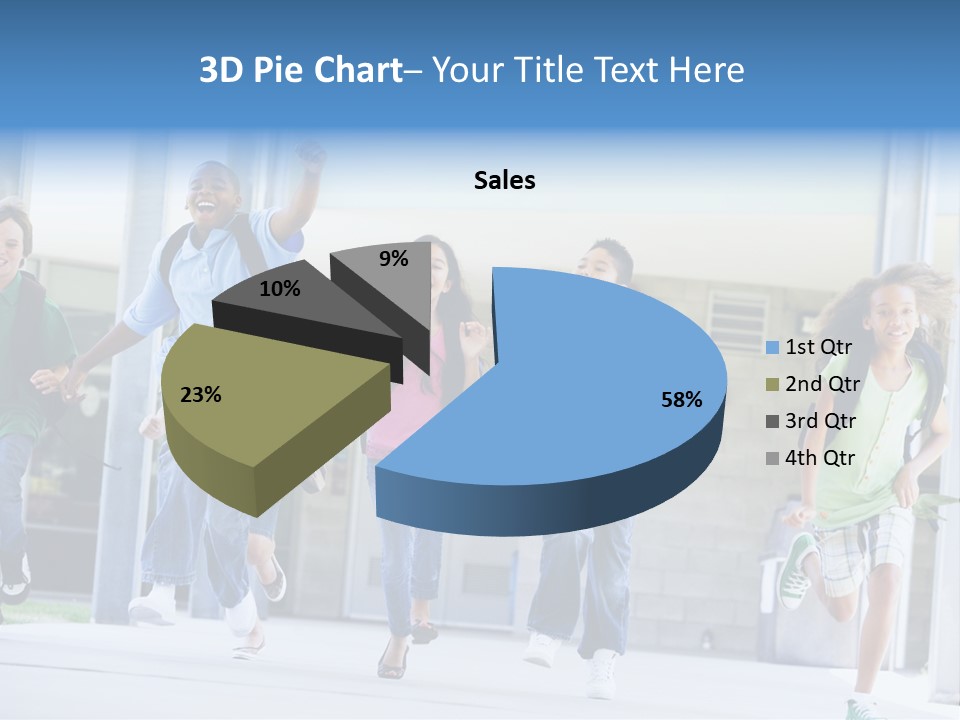 Tween Pre Teen Mixed PowerPoint Template