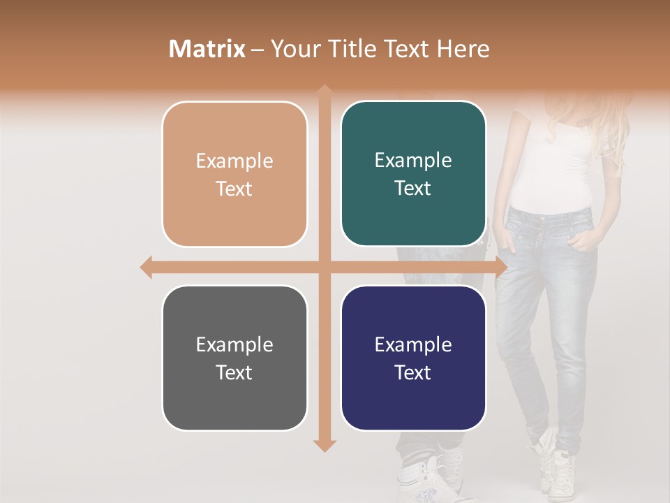 Portrait Group Laughter PowerPoint Template