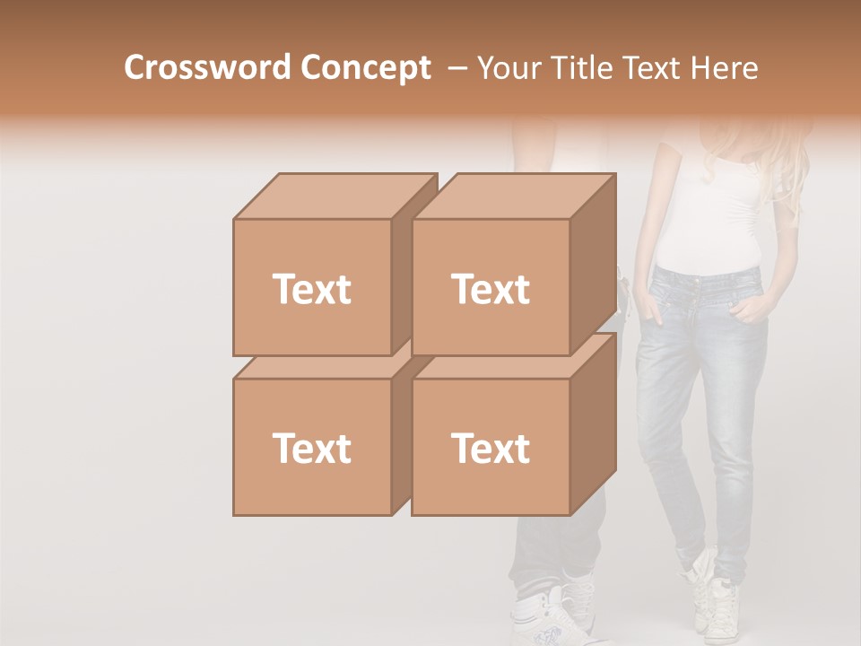 Portrait Group Laughter PowerPoint Template