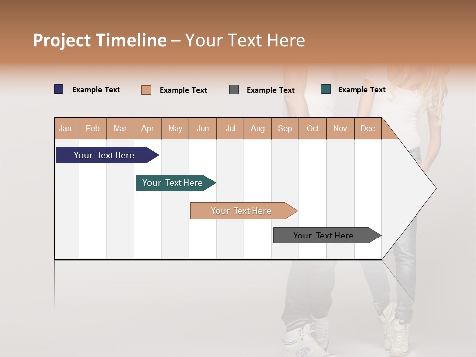 Portrait Group Laughter PowerPoint Template