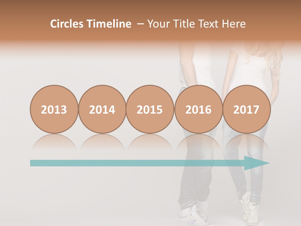 Portrait Group Laughter PowerPoint Template