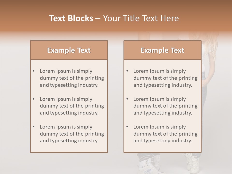 Portrait Group Laughter PowerPoint Template