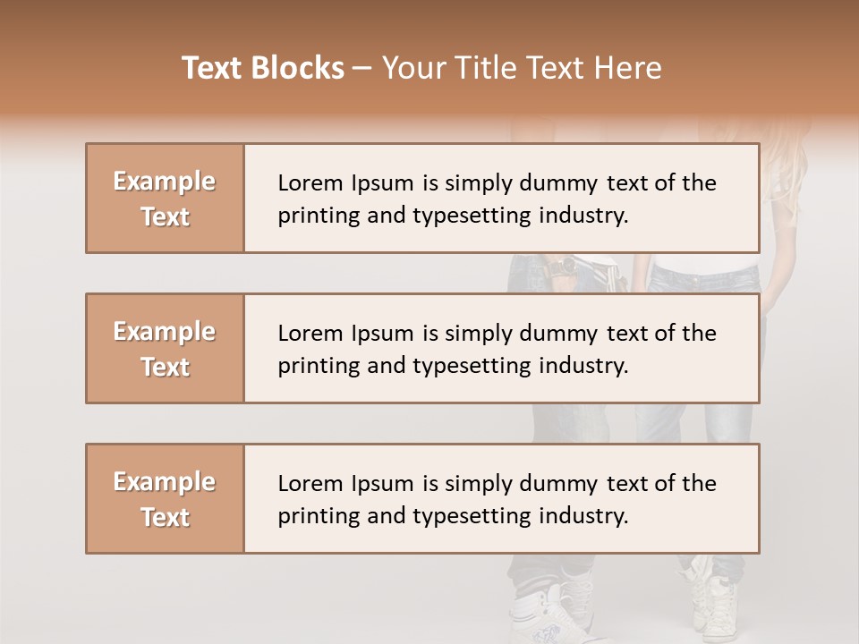 Portrait Group Laughter PowerPoint Template