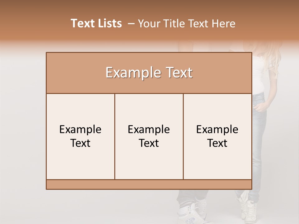 Portrait Group Laughter PowerPoint Template