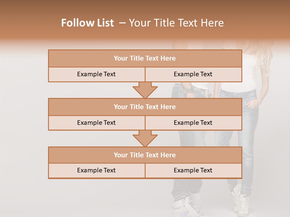 Portrait Group Laughter PowerPoint Template