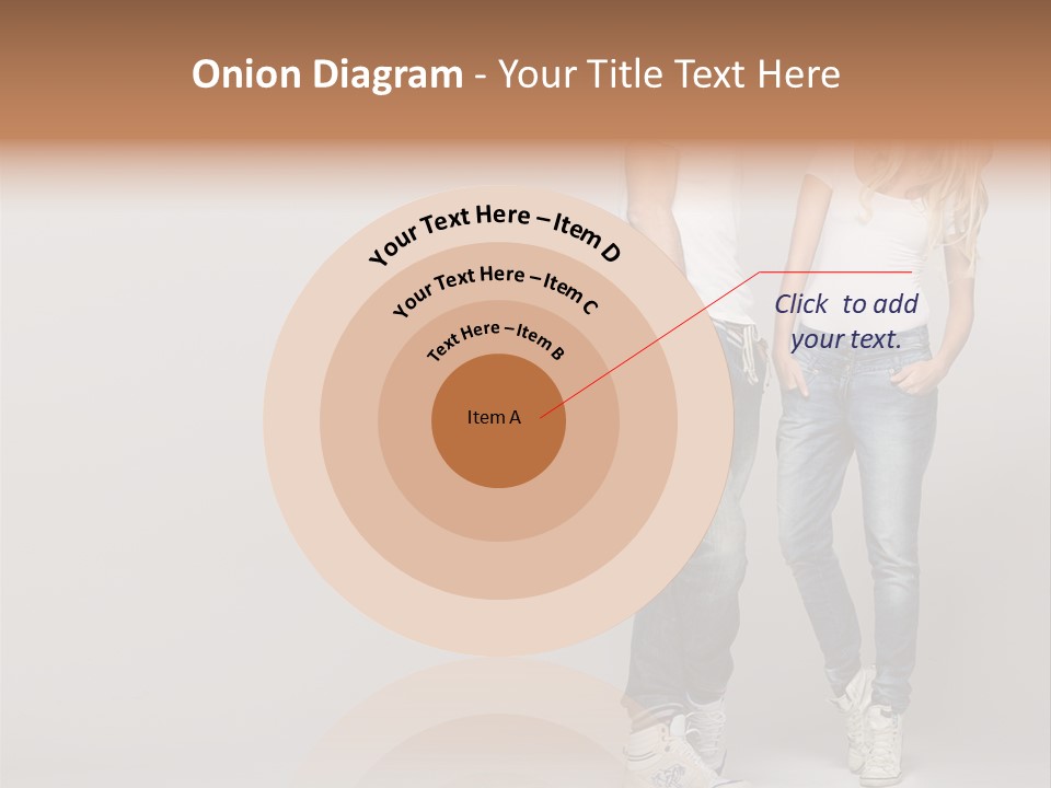 Portrait Group Laughter PowerPoint Template