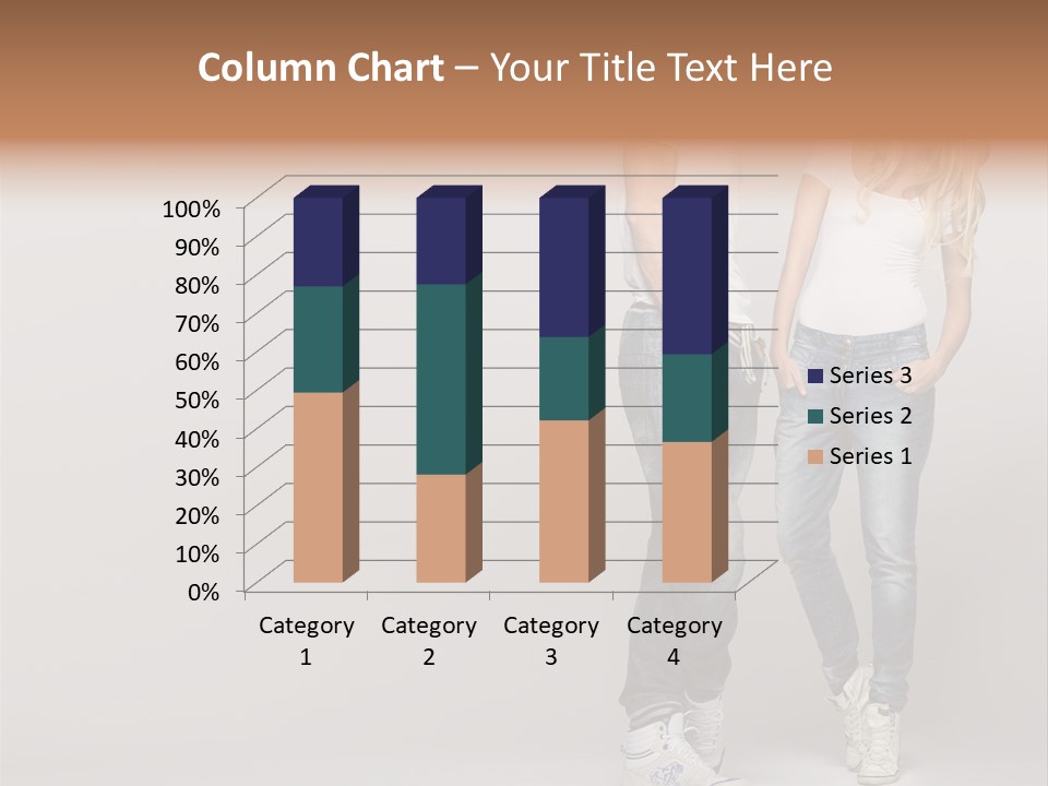 Portrait Group Laughter PowerPoint Template