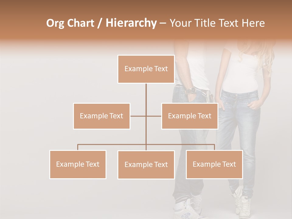 Portrait Group Laughter PowerPoint Template
