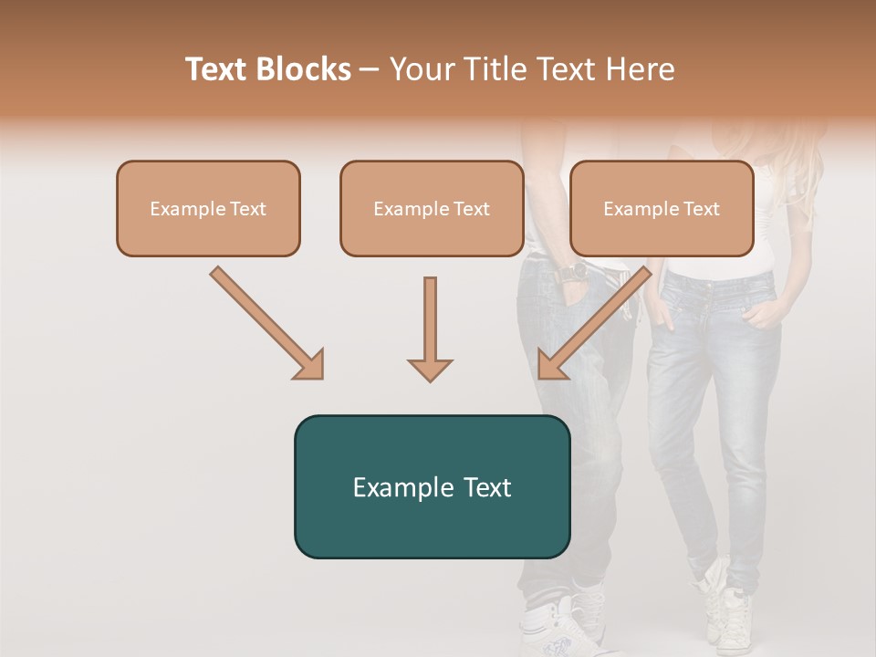 Portrait Group Laughter PowerPoint Template