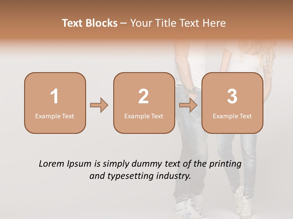 Portrait Group Laughter PowerPoint Template