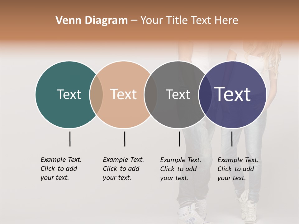 Portrait Group Laughter PowerPoint Template