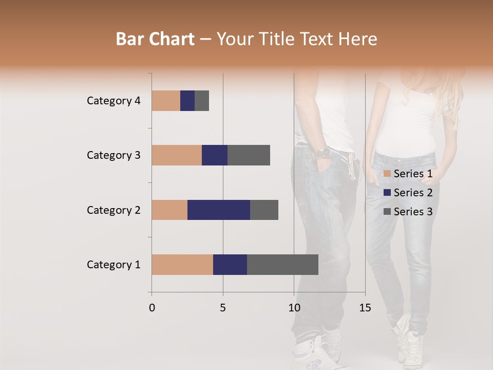 Portrait Group Laughter PowerPoint Template