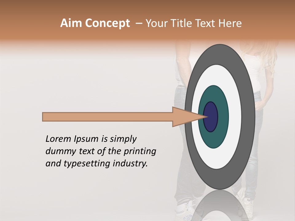 Portrait Group Laughter PowerPoint Template