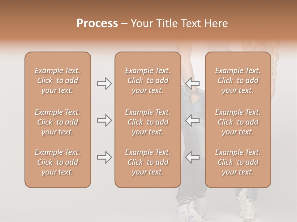 Portrait Group Laughter PowerPoint Template