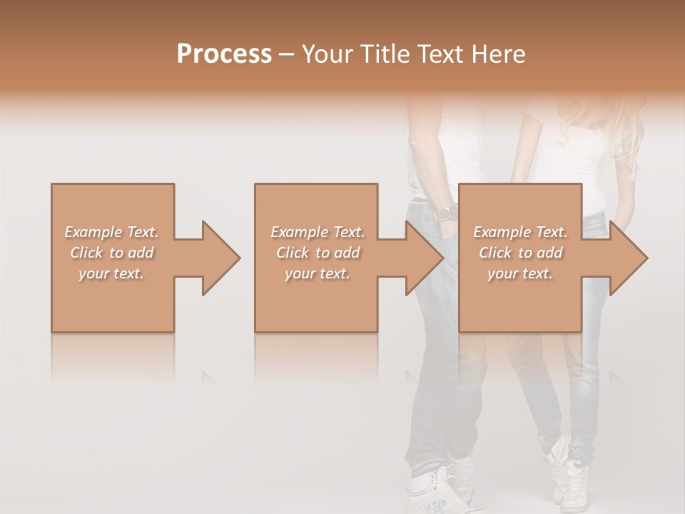 Portrait Group Laughter PowerPoint Template