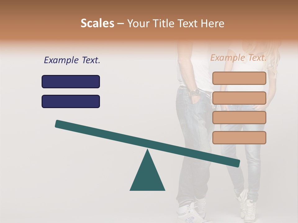 Portrait Group Laughter PowerPoint Template
