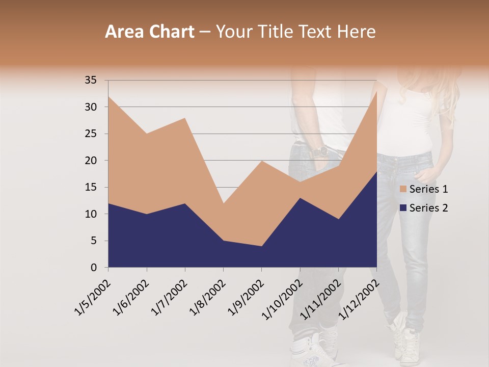 Portrait Group Laughter PowerPoint Template