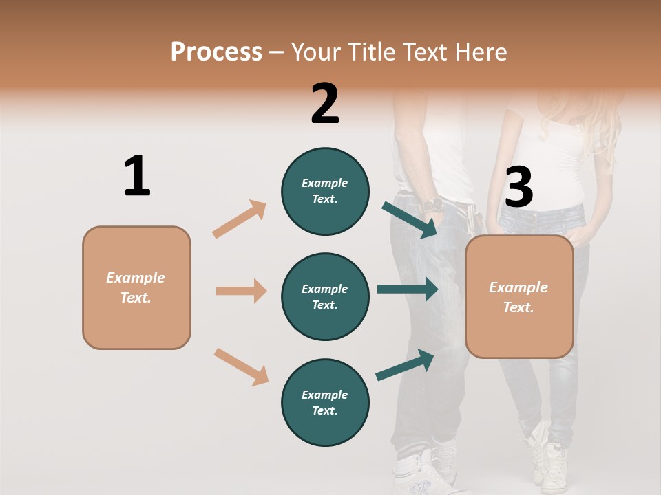 Portrait Group Laughter PowerPoint Template
