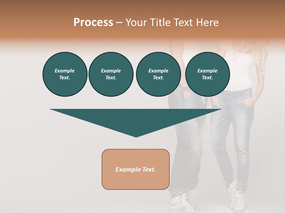 Portrait Group Laughter PowerPoint Template