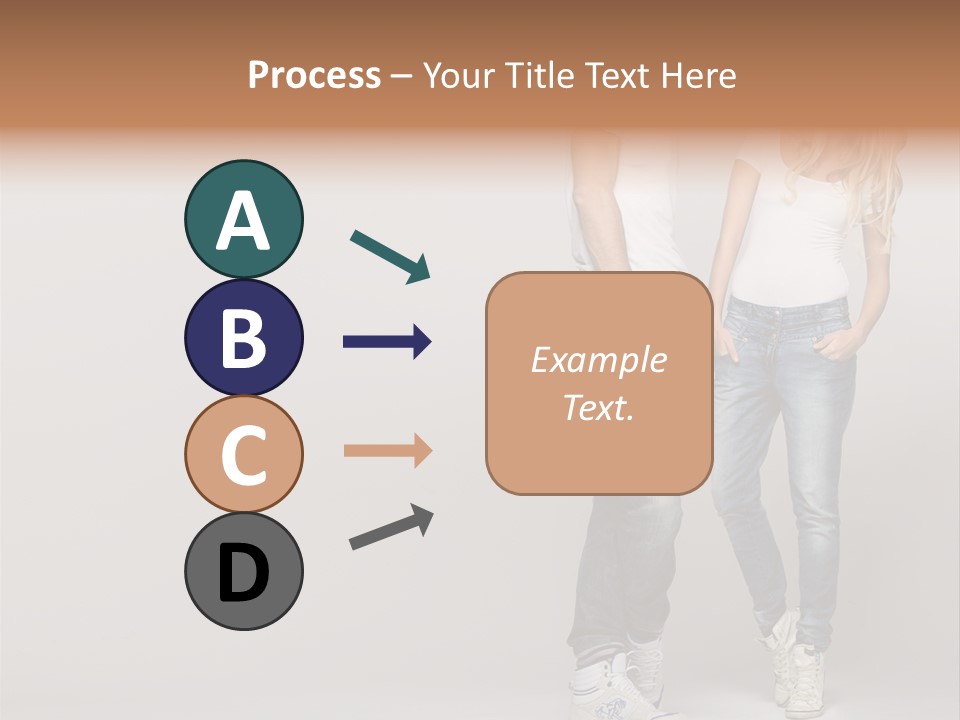 Portrait Group Laughter PowerPoint Template