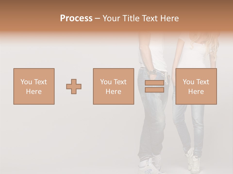 Portrait Group Laughter PowerPoint Template