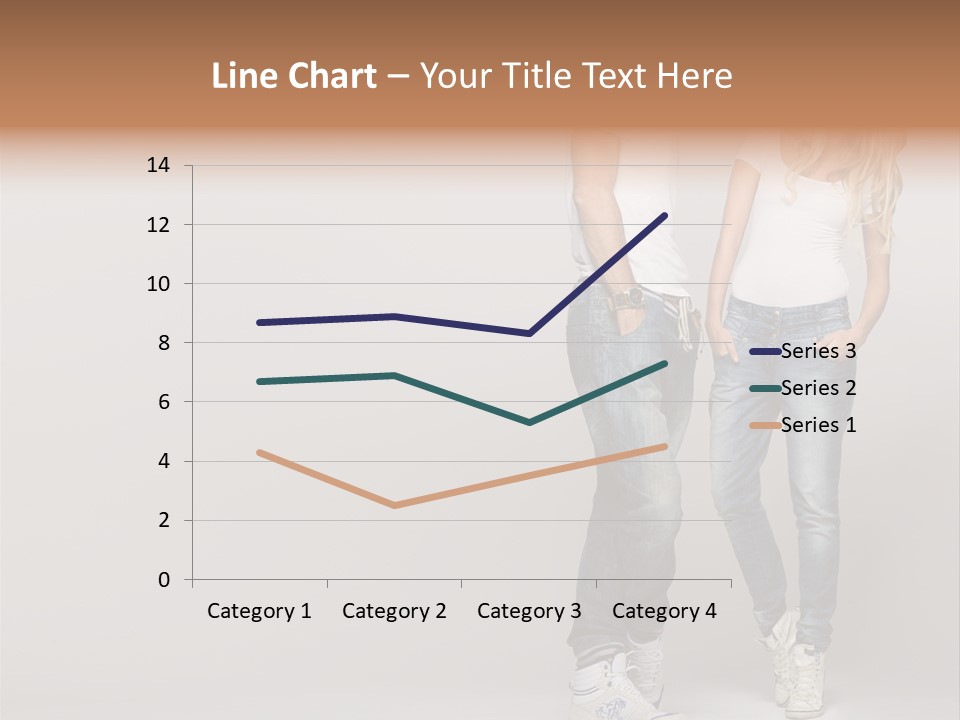 Portrait Group Laughter PowerPoint Template
