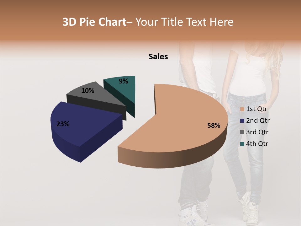 Portrait Group Laughter PowerPoint Template