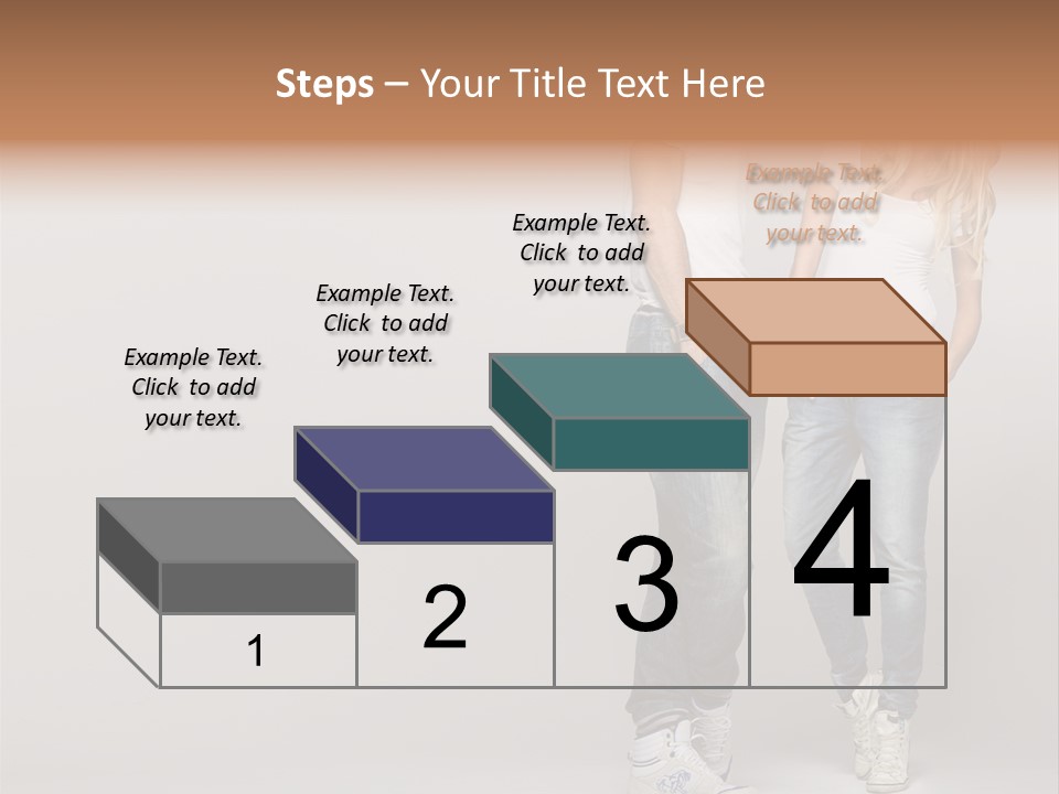 Portrait Group Laughter PowerPoint Template