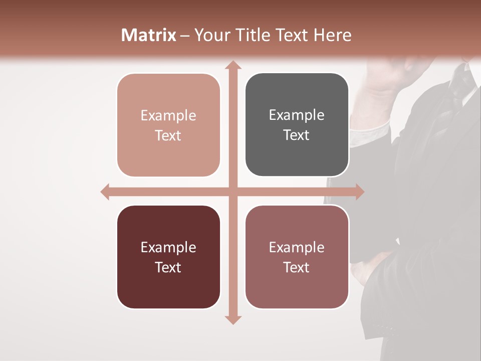 Tuxedo Hand  PowerPoint Template