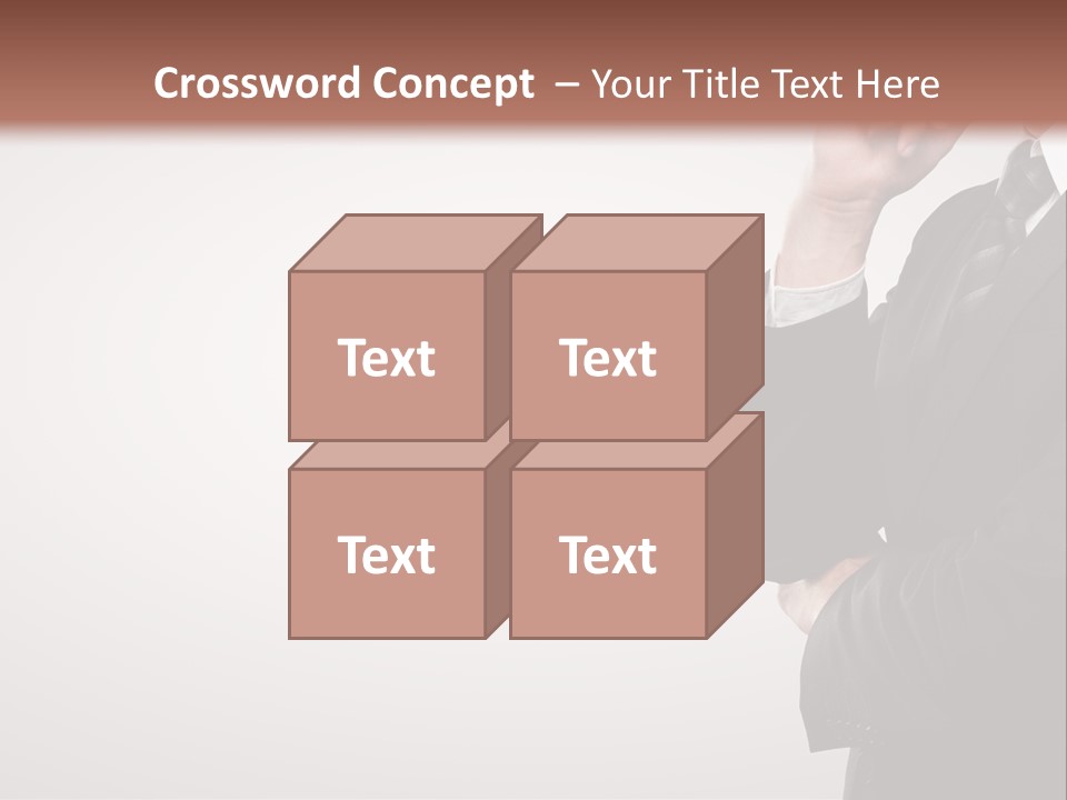 Tuxedo Hand  PowerPoint Template